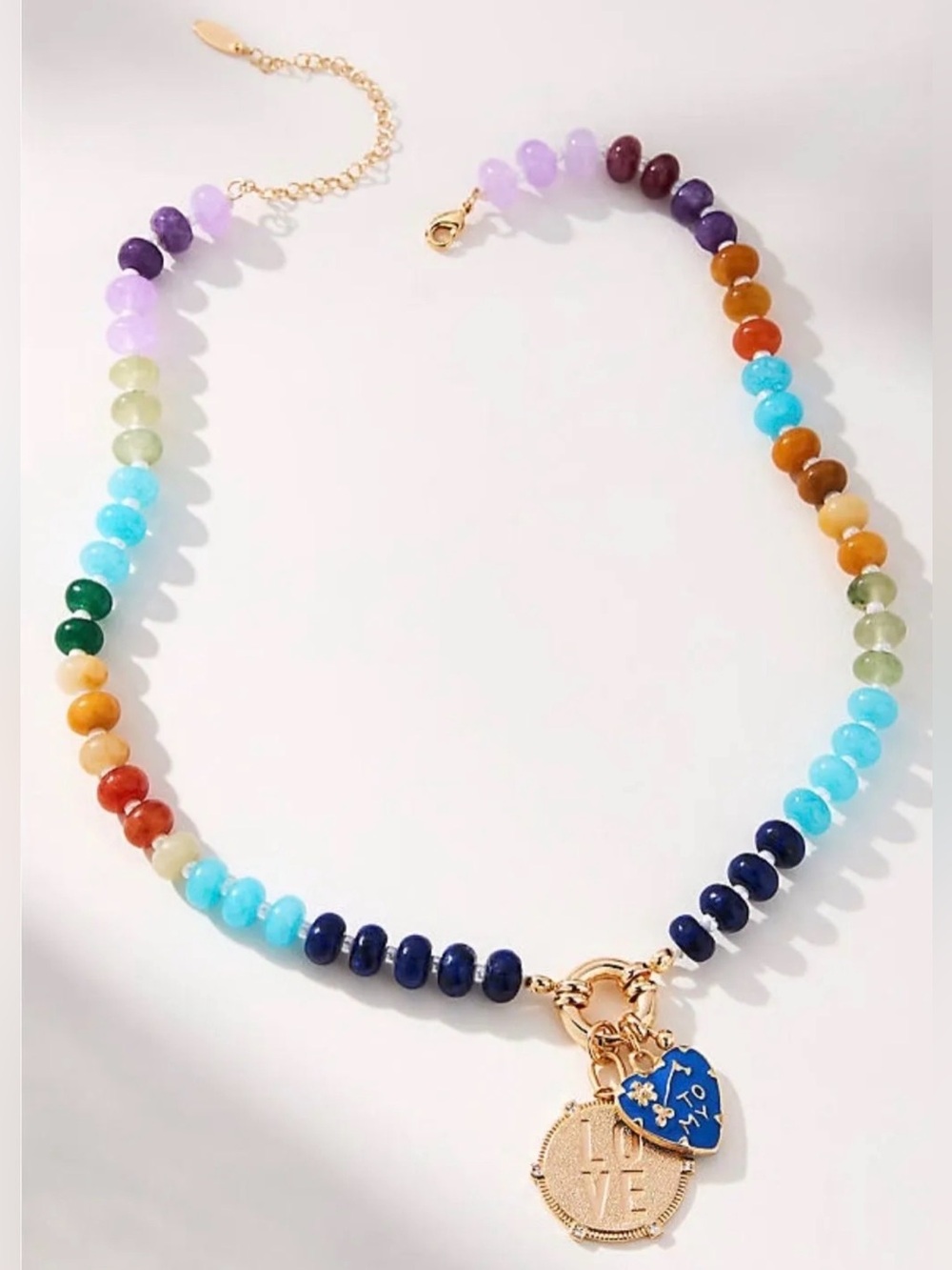 Anthropologie beaded charm necklace
NWT RETAILS $58 SOLD OUT